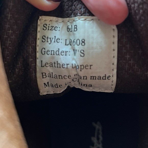 Rare Vintage Marbled Leather George Strait Justin Roper’s women’s 6.5 - Picture 5 of 6